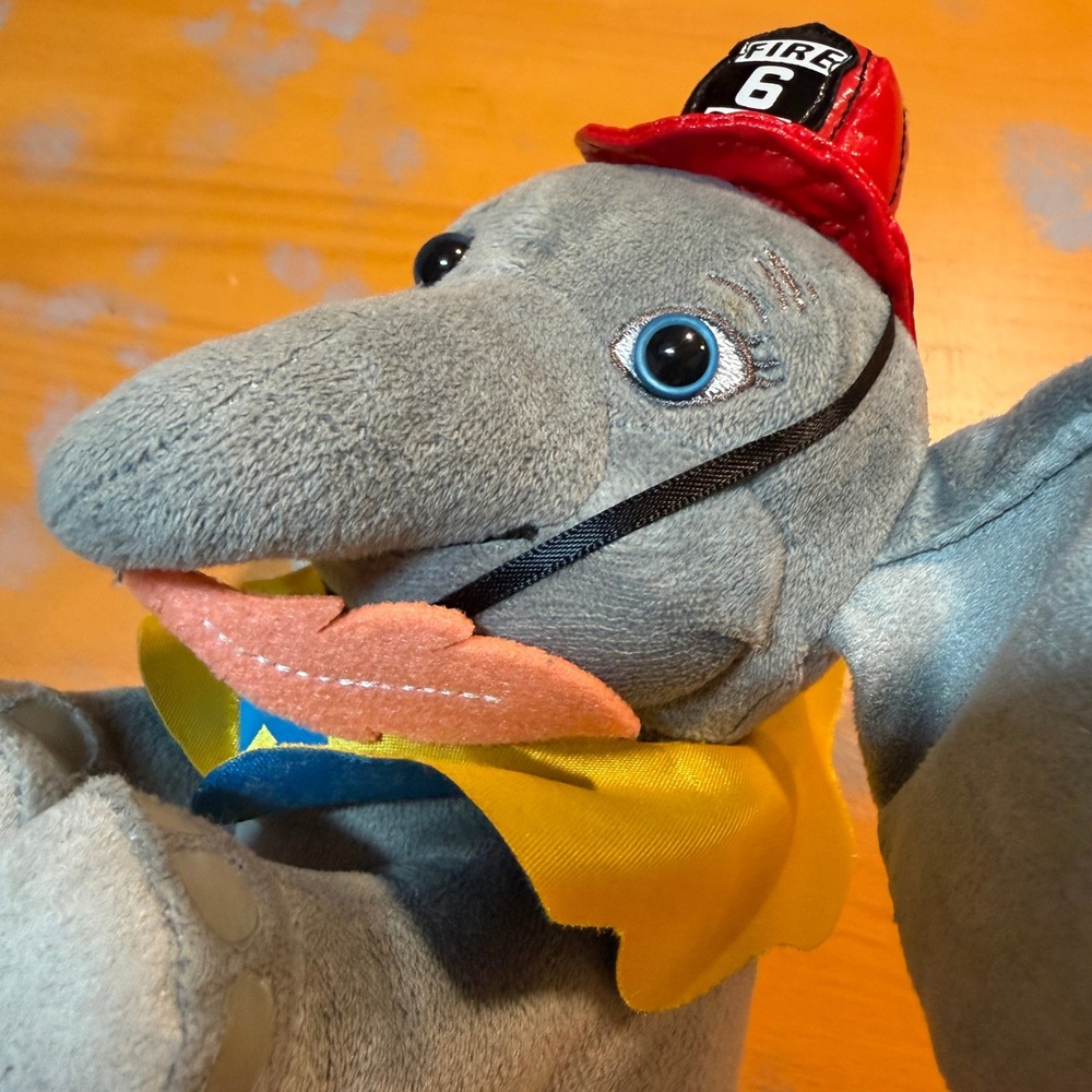 Disney 2019 Dumbo Live Action Plush Stuffed Animal With Fire Hat Just Play - Picture 10 of 10